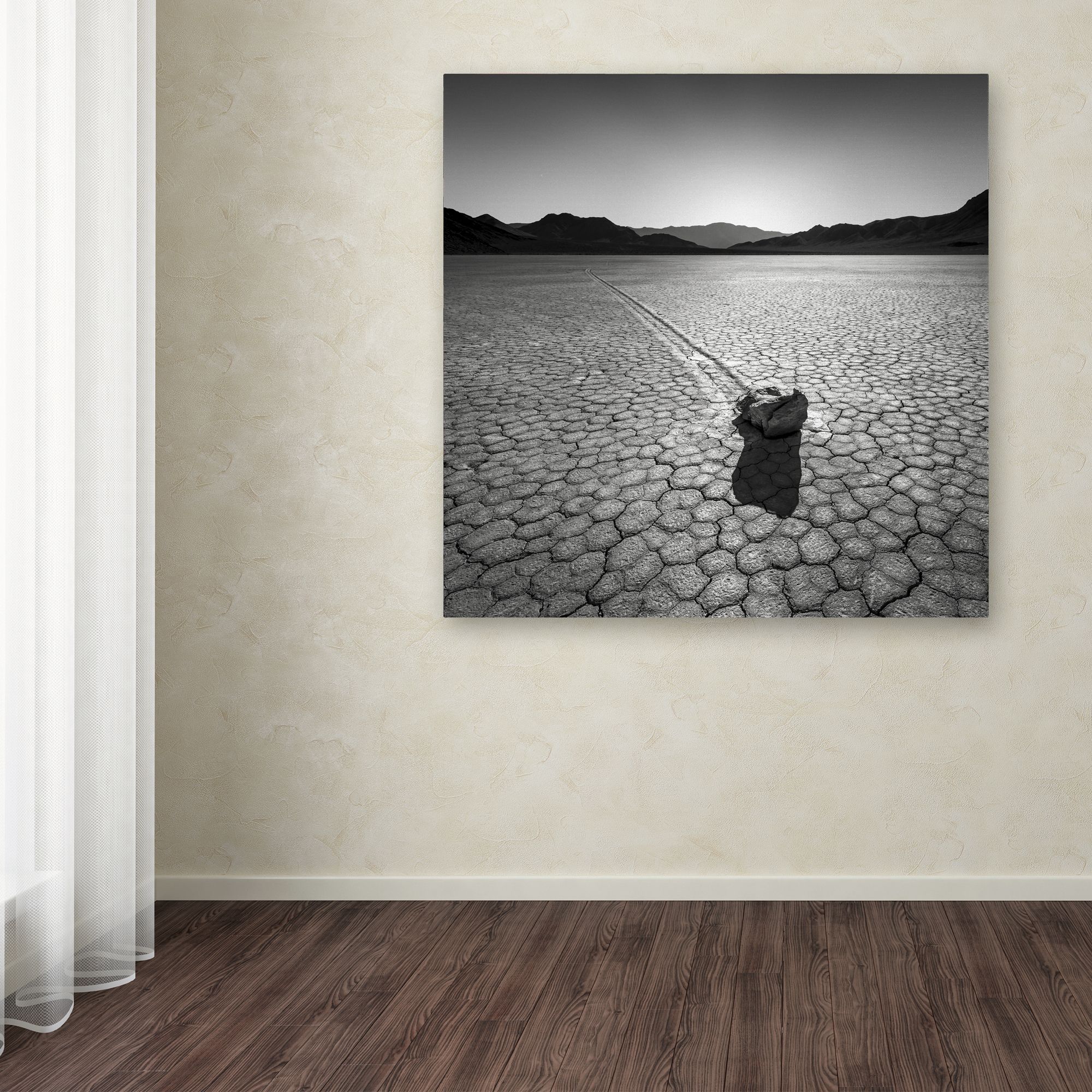 Dave MacVicar 'Sailing Stone' Huge Canvas Art 35 x 35
