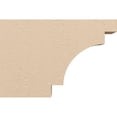 thumbnail image 3 of Ekena Millwork 2"W x 8"H x 12"L Mediterranean Woodgrain TimberThane Rafter Tail, Primed Tan, 3 of 6