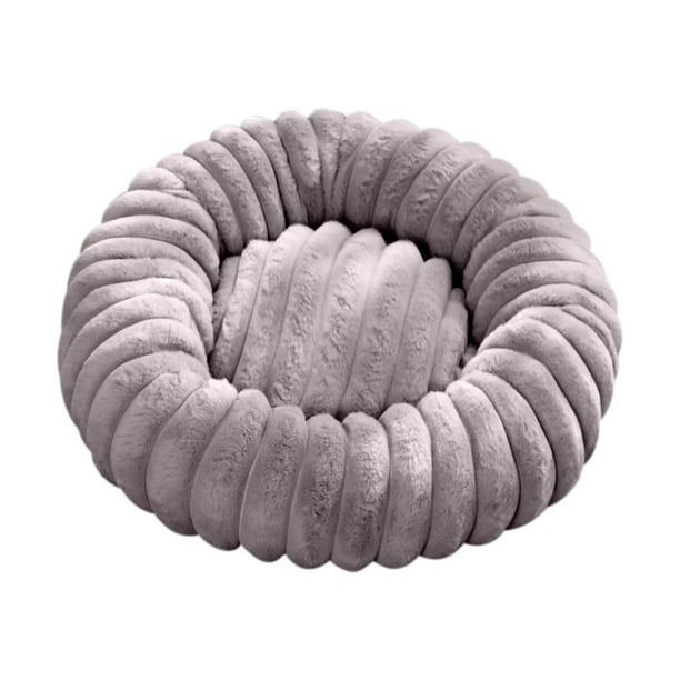 Cama de Perro Redonda Alfombra de Mascotas de Alto Peso Alfombra de Peluche Recta de Pelo Largo Cama de Perro Cálida de Invierno Cama de Perro de Peluche