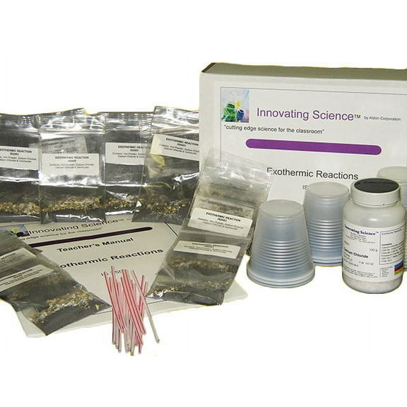 Innovating Science Exothermic Reactions Chemistry Demo Kit (Supplies for 15 Groups)