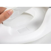 Potty Trainer Toilet Seat for Kids - Adjustable Security Levers, Cushioned Handles & Backrest, Anti-Slip - Blue