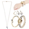 thumbnail image 4 of Reloj Pendientes Pulsera, Conjunto de Reloj para Mujer Conjunto de Reloj de joyería Conjunto de Pulsera de Reloj Características de vanguardia, 4 of 8