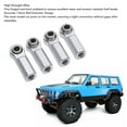 thumbnail image 4 of RC Car Metal Ball Joint, 4PCS Alloy 7.0mm Diameter M4 Thread Straight Link Rod End, Clockwise Thread Tie Rod End Ball  Holder Link, Link Linkage Rod End for 1/10 Model Car, 4 of 7