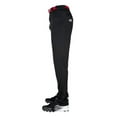 thumbnail image 2 of Rawlings Men's Semi-Relaxed Pants, 2X, Black, 2 of 4