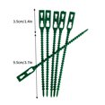 thumbnail image 3 of Fiudx Liquidación de ofertas flash Correa de sujeción hortícola, ligera y práctica, fácil de insertar para fijar plantas, corbata multiusos de espina de pescado para jardín, verde, varias cantidades, 3 of 7