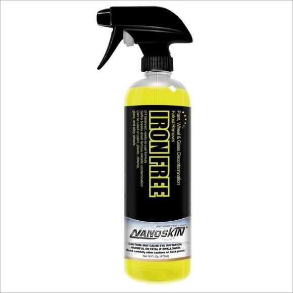 Nanoskin (NA-IFE16) Iron Free Paint, Wheel And Glass Decontamination Fall Out Remover - 16 oz. 16 oz.