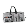 thumbnail image 3 of S SERENABLE Badminton Bag Badminton Racket Handbag Racquet Carrying Bag Portable Gym Bag Gray, 3 of 7