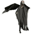 thumbnail image 4 of Northlight LED Lighted Animated Winged Grim Reaper Halloween Decoration - 50", 4 of 9