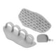 thumbnail image 1 of 1 par de agarres de levantamiento de pesas Protección a mano para hombres Pads de barra de barra de mujeres Gimnasio Gris, 1 of 8
