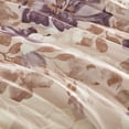 thumbnail image 4 of Madison Park Cal King Size 7 Piece Floral Comforter Set with Bed Sheets Taupe,Bed in a Bag,All Season Bed Set,Cozy and Lightweight, 4 of 9