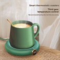 thumbnail image 2 of Calentador de de Café para Escritorio con Apagado Automático, 3 Configuraciones de Temperatura, Ideal para el Hogar y la Oficina, Regalo (Sin ) Verde, 2 of 4