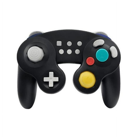 DAMAIE Wireless Gamecube Controller Switch, Compatible with Nintendo Switch and PC, Rechargeable, Motion Controls, Rumble, PRO Bluetooth Version (Black)