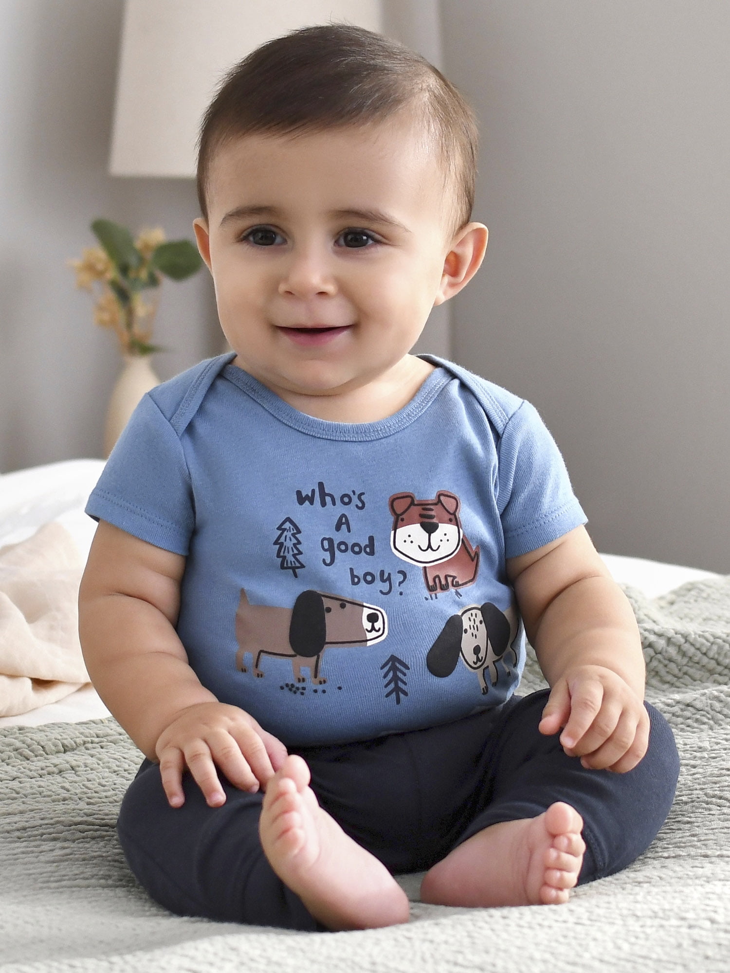 Gerber Baby Boy Bodysuit, 3-Pack, Sizes Preemie -12 Months