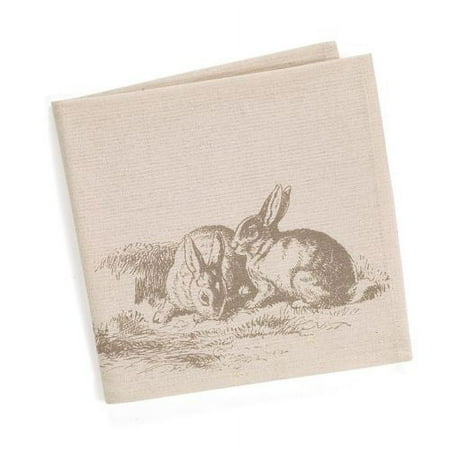 Burton & Burton Natural Bunnies Napkin