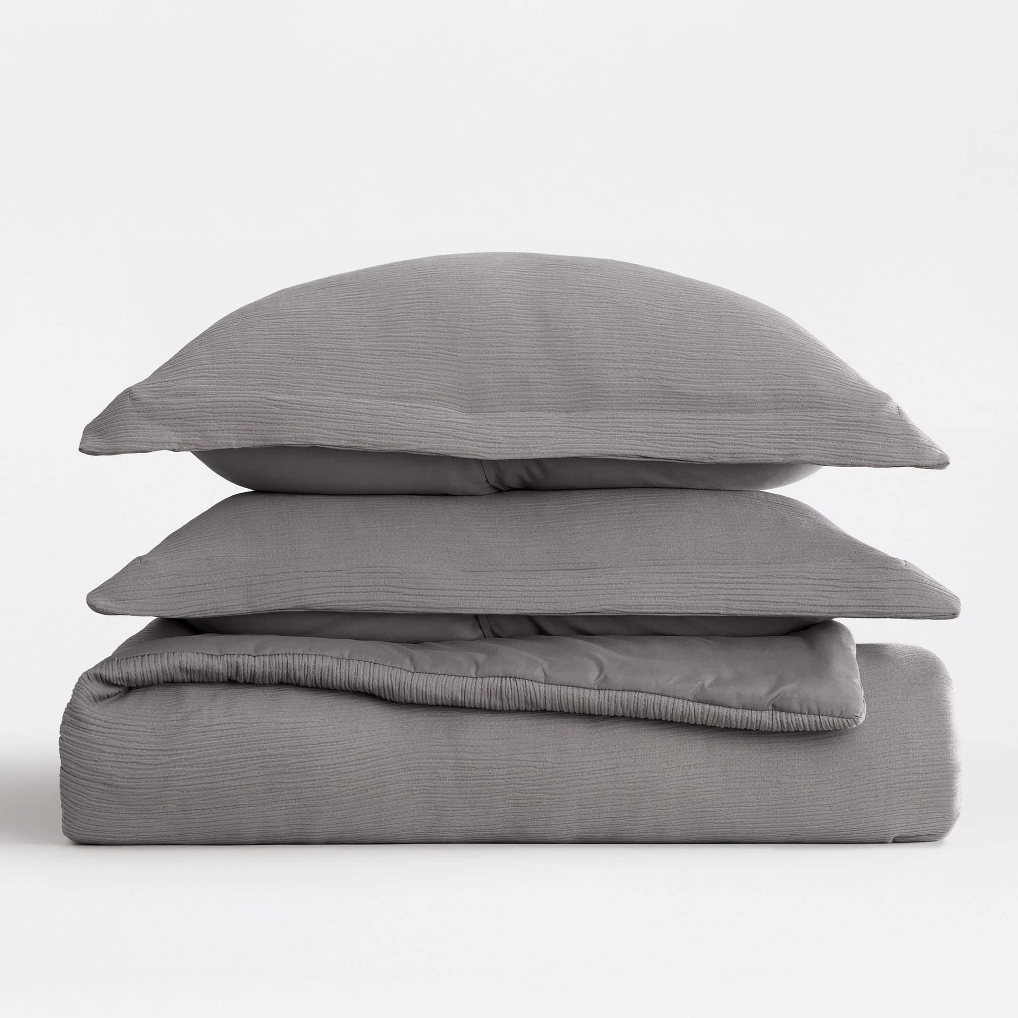 Cloud Weave Textured Comforter Set Plush All-Season Down Alternative Bedding - Comfort Canopy