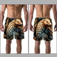 thumbnail image 3 of luoweisi Men's Beach Shorts Quick Dry Swim Trunks with Mesh Lining Unique Pangolin L, 3 of 5