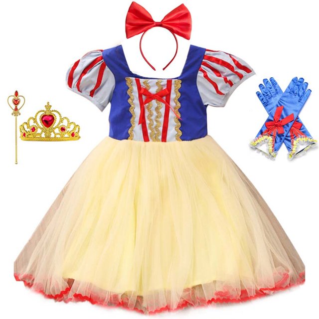 Vestido Blancanieves para Niña, Vestido de Princesa, Cosplay, para Cumpleaños ix zhangmengya unisex