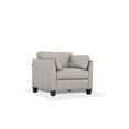 thumbnail image 2 of ACME Matias Leather Accent Chair in Dusty White, 2 of 3