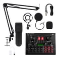 thumbnail image 1 of BM800 Professional Microphone Condenser Mic V8 V9 V10 Sound Card PC Computer Audio USB Recording Studio Game Live Broadcast KTV, 1 of 7
