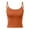Orange, variant on RMGVDSD Soft Tank Top for Women Women's Casual Round Neck Tank Top Sleeveless Summer Basic Stretch Comfortable Blouse Tee Shirt Daily Wear Basic Casual Tops