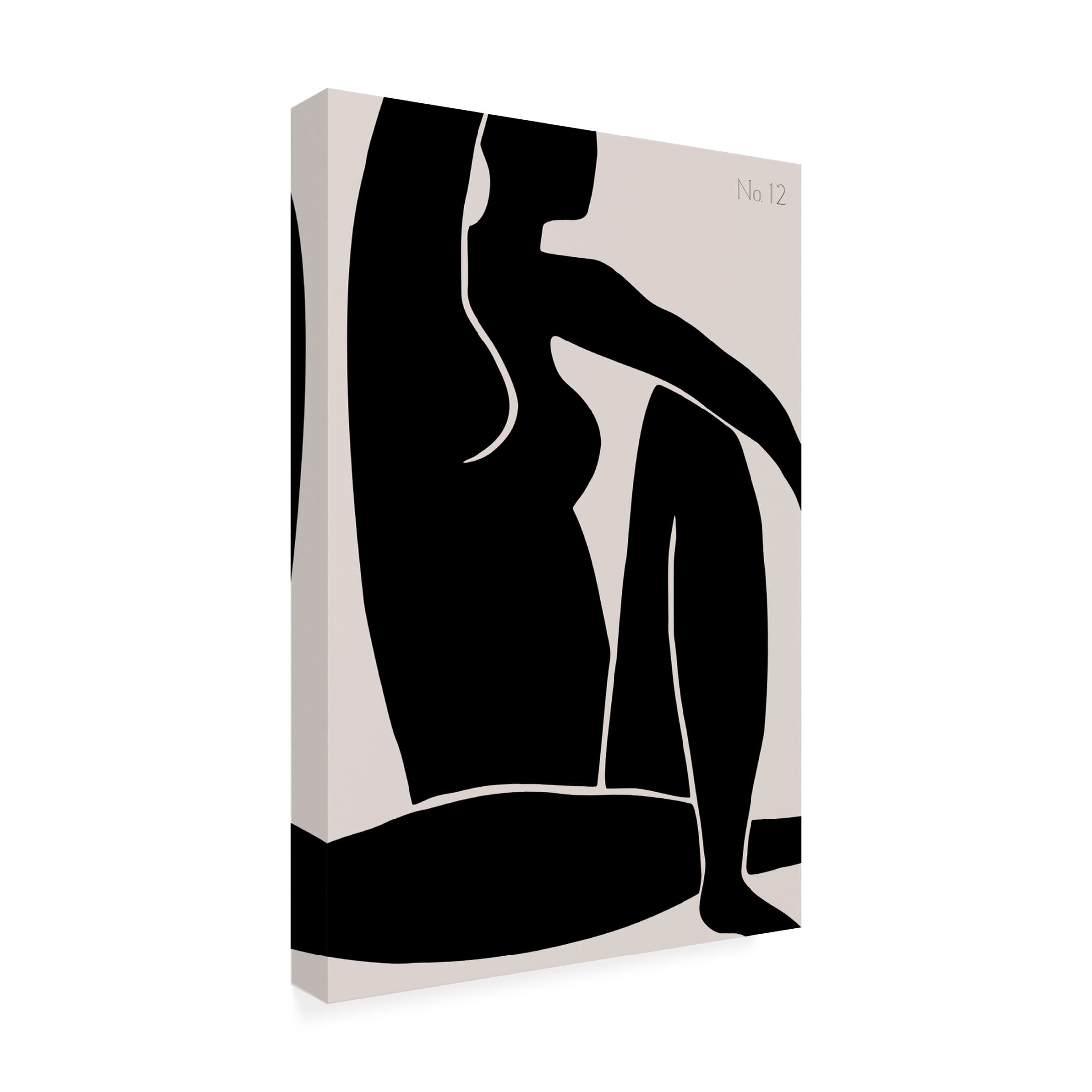 Pictufy Studio II 'Figure No 12' Canvas Art - 30 x 47 Inches