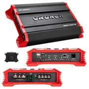 Crunch GP-2500.1 Low Noise Preamplifier Adult Vehicle Audio Amplifier, Black/Red, 6.1 lbs