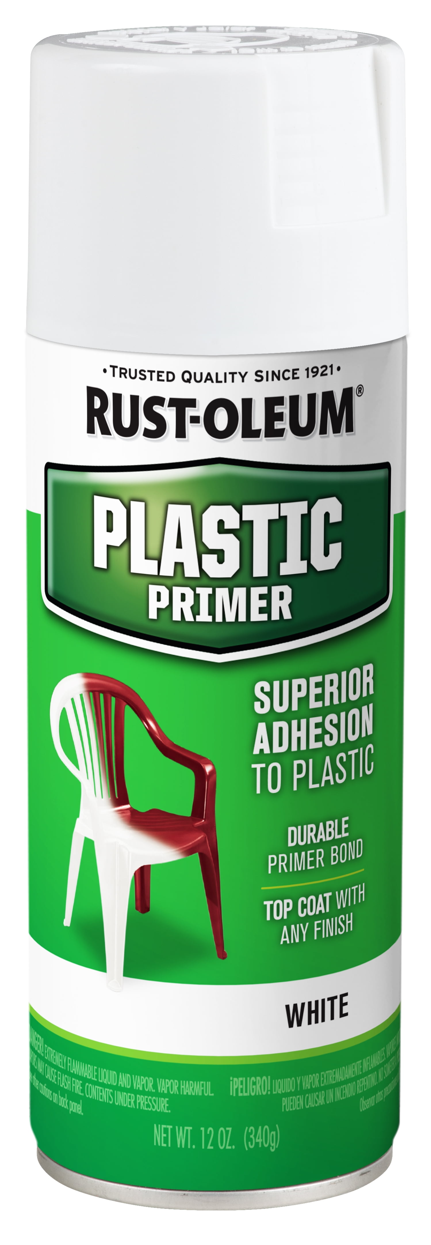 Rust-Oleum PRIMER SPRAY PLASTIC WHT 12OZ