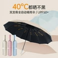 thumbnail image 3 of HYwys Fully Automatic Umbrella For Women And Men, Both Sunny And Rainy, With Enlarged Reinforced Sun Protection, UV Protection, And Folding Advertising Umbrella, 3 of 9
