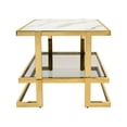 thumbnail image 4 of Sagebrook Home Stainless Steel & Glass Accent Table, 4 of 6