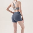 thumbnail image 3 of Timegard Culottes pour Femmes Taille Haute Extensible Mini-Bike Workout Shorts Respirants, 3 of 4