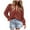 Wine, variant on Womens Long Sleeve Shirts Basic Spring Crop Tops Fall Fashion Layering Slim Fitted Y2k Tops