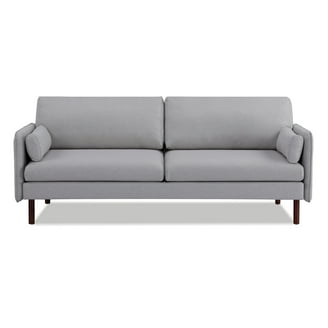A&D Home Anza 3-Seater Tufted Faux Leather Sofa, Camel - Walmart.com