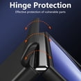 thumbnail image 5 of Allytech Slim Case for Samsung Galaxy Z Fold4, with HD Screen Protector & Adjustable Kickstand, [Hinge Protection] Anti-Fingerprint Shockproof Rugged Case for Samsung Galaxy Z Fold4 - Black, 5 of 7