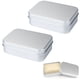 thumbnail image 2 of Wosthever 2 pack/lote, almacenamiento de lata cuadrado fácil de limpiar, desmontable y sellado para el hogar y el Hotel, nueva lata cuadrada Juegos de accesorios de baño, 2 of 6