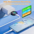 thumbnail image 3 of Probador de medidor de potencia USB C, multímetro USB, detector de voltaje, corriente, amperios y voltios, comprobador digital para cargadores, bancos de energía y cables, 3 of 8
