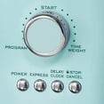 thumbnail image 3 of Nostalgia Retro Series 0.9 Cubic Foot 800 Watt Countertop Microwave, Aqua, 3 of 7
