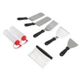 thumbnail image 4 of BBQ Spatula, Wide Application 6Pcs Spatulas Heatproof Handle Griddle Spatula  For Camping, 4 of 8