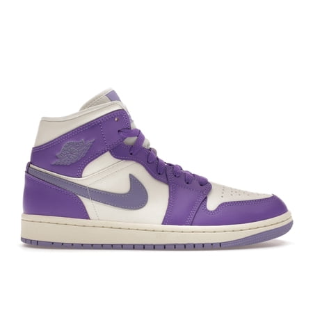 Jordan Women's 1 Mid Action Grape Shoes, from StockX