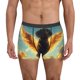 thumbnail image 1 of Fotbe Golden Cloud Winged Dog Calzoncillos Tipo Boxer con Bolsa de Soporte Total para Hombre, X-Temp Fresco, Transpirable y de Secado Rápido-Medium, 1 of 5