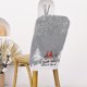 thumbnail image 4 of Funda de silla YUANXCMXG con estampado navideño Rudolph Gris 58*47cm, 4 of 5