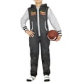 thumbnail image 2 of Skylinewears Boys Girls Kids Fleece Hooded Jumpsuit One Piece Non Footed Pajamas, 2 of 5