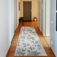 thumbnail image 1 of Botanical Decorative Rug, Vintage Floral Pattern Victorian Classic Royal Inspired Plants Modern Art, Quality Carpet for Bedroom Dorm and Living Room, 6 Sizes, Charcoal Grey, by Ambesonne, 1 of 2