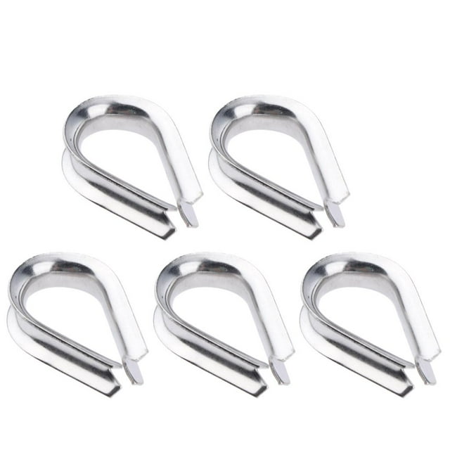 S SERENABLE 5 Pack M10 304 Stainless Steel Thimble For 3/8" 10mm Diameter Wire Rope Set of 5