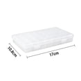 thumbnail image 2 of Diamond Embroidery Box, 28 Compartment Plastic Transparent Storage Box Nail Art Rhinestone Jewelry Bead Display Storage Box, 2 of 5