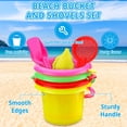 thumbnail image 4 of Juego de 24 cubos de arena Jexine para fiestas en la playa, 96 unidades, 4 of 6
