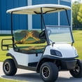 thumbnail image 2 of Garronmavis Jamaica Flag Haweii Golf Cart Rear Seat Cover Accessorie Portable Polyester Golf Cart Seat Covers Easy to Install and Clean Decor Accessiores for Outdoor, 2 of 6