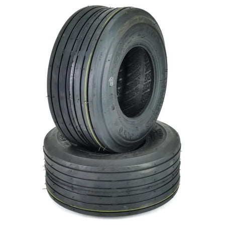 (2) OTR Ribbed 11x4.00-5 Tires 4 Ply Lawn Mower Garden Tractor 11x4x5