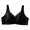 Black, variant on Sports Jelly Bras for Women Full Coverage Powerful Lifting Custom Bust Shaping Comfort Daily Underwear Strapless Bra