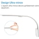 thumbnail image 4 of Lámpara LED ultrapequeña para peceras pequeñas, mini luces de clip para acuario, con 24 LED blancos, para peceras de 30-40 cm, 10 W (blanco) ER, 4 of 5