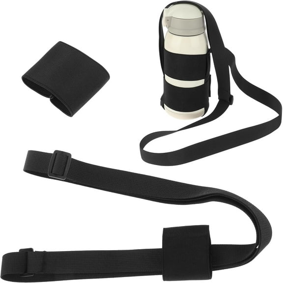 Water Bottle Holder, Portable Belt Bottle Holder Adjustable Water Bottle Carrier Strap for Hunting Walking Running Cycling Traveling